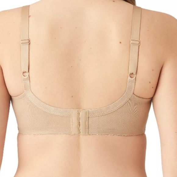 Wacoal Retro Chic 40D Full Coverage Chantilly Lace in Toast unlined underwire - Picture 2 of 15